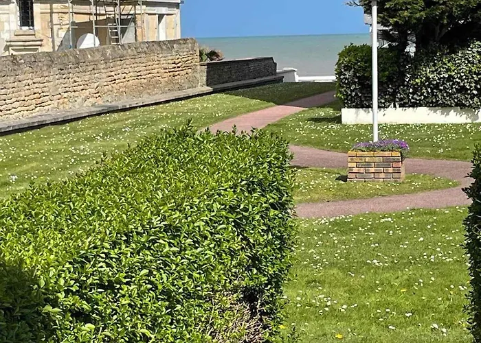 Cosy Avec Jardin Vue Et Acces A 30m De La דירה Bernières-sur-Mer