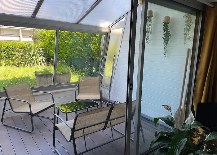 Appartement Cosy Avec Jardin Vue Et Acces A 30m De La Bernières-sur-Mer